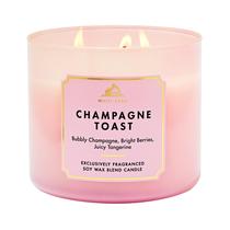 Vela Perfumada Bath & Body Works Champagne Toast com 3 Pavios Vela Perfumada Bath & Body Works Champagne Toast com 3 Pavios