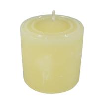 Vela Perfumada Com Aroma De Baunilha - Cor Branca