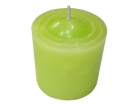 Vela Perfumada Com Aroma de Capim-Limão - Cor Verde Claro - Velas Da JU