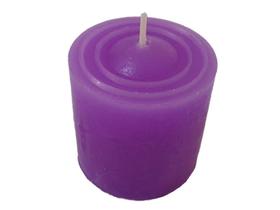 Vela Perfumada Com Aroma De Lavanda - Cor Roxa - Velas Da JU