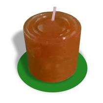 Vela Perfumada Com Cheiro De Canela - Cor Marrom