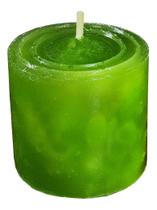 Vela Perfumada Com Cheiro De Erva Doce - Cor Verde