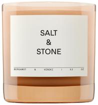 Vela perfumada com sal e caroço de coco e cera de soja 250mL