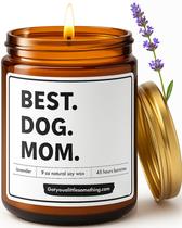 Vela perfumada: Comprei uma coisinha para você: Dog Mom Lavender Vela perfumada: Comprei uma coisinha para você: Dog Mom Lavender