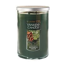 Vela Perfumada de Bálsamo e Cedro 2 Pavios - Grande Tumbler - Yankee Candle