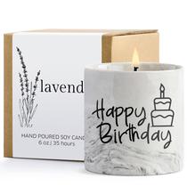 Vela perfumada de cera de soja FreeJac Happy Birthday 180 ml de lavanda