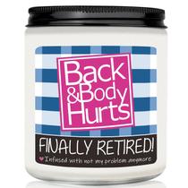 Vela perfumada de lavanda Bzelkry, presente de aposentadoria, para mulheres e homens