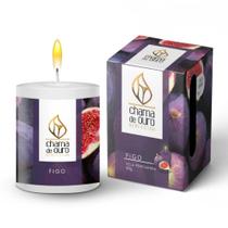 Vela Perfumada Figo Aromatização de Ambientes 60g Chama de Ouro