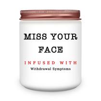 Vela perfumada Homsolver Miss Your Face, presente de lavanda Vela perfumada Homsolver Miss Your Face, presente de lavanda