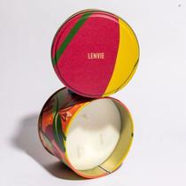 Vela Perfumada Lata Magnolia Pacifica - 250G Lenvie