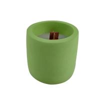 Vela perfumada Legerr em parafina com base em cimento D8xA9 cor verde - L Hermitage Vela perfumada Legerr em parafina com base em cimento D8xA9 cor verde - L Hermitage