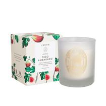 Vela Perfumada Lenvie Linha Arabesc Figo Ambarado 210g Vela Perfumada Lenvie Linha Arabesc Figo Ambarado 210g