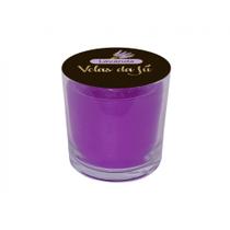 Vela Perfumada No Copo De Vidro 265ml Com Aroma De Lavanda