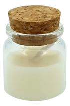 Vela Perfumada Parafina Em Vidro Com Tampa Rolha 3x4cm