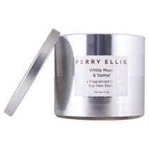 Vela perfumada Perry Ellis White Musk + Santal Soy Candle Vela perfumada Perry Ellis White Musk + Santal Soy Candle