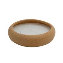 Vela perfumada Sand em parafina com base em ceramica D15xA4