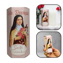 Vela Perfumada Santa Terezinha do Menino Jesus Sextavada Vela Perfumada Santa Terezinha do Menino Jesus Sextavada