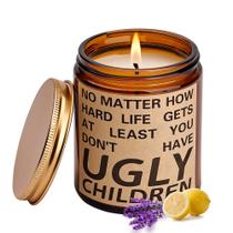 Vela perfumada Sheartoumen Lavender Soy para mamãe 200 ml Vela perfumada Sheartoumen Lavender Soy para mamãe 200 ml