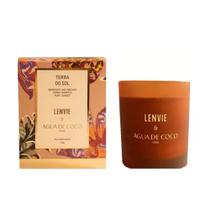 Vela Perfumada Terra do Sol Lenvie + Água de Coco 210g Vela Perfumada Terra do Sol Lenvie + Água de Coco 210g