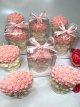 Vela Perfumada Ursinhos com Buquê de Flores Presente 130g