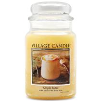 Vela perfumada Village Candle Maple Butter, frasco de boticário de 630 ml