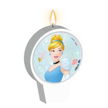 Vela Plana Adesivada Cinderela Clássica - 1 Un - Regina - Rizzo Vela Plana Adesivada Cinderela Clássica - 1 Un - Regina - Rizzo