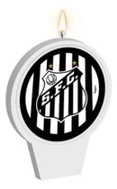 Vela Plana Aniversário Futebol Time Santos C/1 Unid