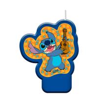 Vela Plana Decoração Stitch festa aniversário Disney