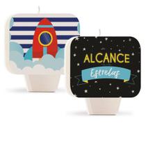 Vela Plana Dupla Face Astronauta