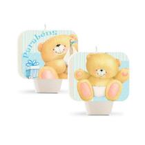 Vela Plana Dupla Face Azul - Forever Friends - 1 unidade - Cromus - Rizzo