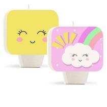 Vela Plana Dupla Face Festa Pedacinho Do Céu - 1 Unidade - Cromus - Rizzo