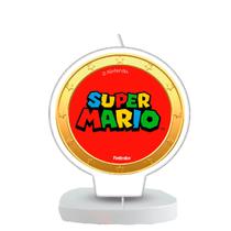 Vela plana Temática Decoração Super Mario festa aniversário