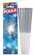 Vela polar sparkler estrelinhas faíscas 16 cm 10 pacotes com 10 unidades