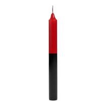 Vela Preta e Vermelha Palito Comum Bicolor 1 Unidade Proteção, Força Espiritual e Uso Espiritual Vela Preta e Vermelha Palito Comum Bicolor 1 Unidade Proteção, Força Espiritual e Uso Espiritual