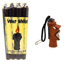 Vela Preta Palito Quebra Demanda Ansiedade Angustia Numero 8 Chaveiro Carranca Proteção Espiritual Kit Vela Preta Palito Quebra Demanda Ansiedade Angustia Numero 8 Chaveiro Carranca Proteção Espiritual Kit