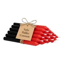 Vela Preta x Vermelha Palito Comum Bicolor 1 kg Proteção, Força Espiritual e Uso Espiritual Vela Preta x Vermelha Palito Comum Bicolor 1 kg Proteção, Força Espiritual e Uso Espiritual
