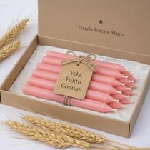 Vela Rosa Palito Comum 1 kg Amor, Harmonia e Uso Espiritual Vela Rosa Palito Comum 1 kg Amor, Harmonia e Uso Espiritual