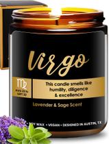 Vela Rosa Vila Signo de Virgem Aroma de Lavanda e Sálvia 255 ml Vela Rosa Vila Signo de Virgem Aroma de Lavanda e Sálvia 255 ml