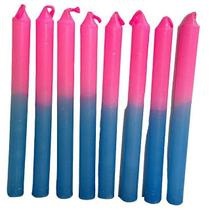 Vela Rosa x Azul Palito Kg