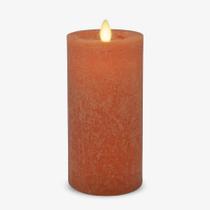 Vela sem chama Luminara Harvest Pumpkin Sea Glass 3x6,5 polegadas