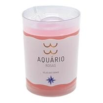 Vela Signo Aquário Perfumada Aquário Rosas 90g