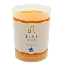 Vela Signo Leão Vela Perfumada Leão Laranja 90g