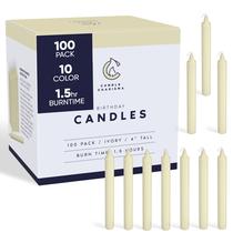Vela Taper Candles Charisma Ivory 100 Spell 4 em 1,5 h de queima