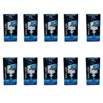 Vela Tripla Ação Carvão Ativado E Prata Coloidal Kit 10 Und