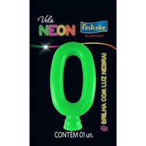 Vela Verde Neon - 01 Unidade - Festcolor