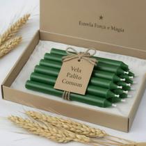 Vela Verde Palito Comum 1 kg Esperança, Cura e Uso Espiritual Vela Verde Palito Comum 1 kg Esperança, Cura e Uso Espiritual