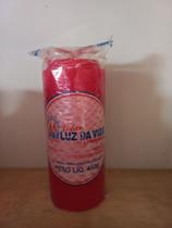 Vela vermelha 7 dias 450g luz da vida