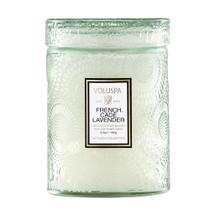 Vela Voluspa French Cade Lavender 163ml 50h Tempo de queima Vela Voluspa French Cade Lavender 163ml 50h Tempo de queima