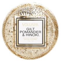 Vela Voluspa Macaron Gilt Pomander & Hinoki 51g Vela Voluspa Macaron Gilt Pomander & Hinoki 51g