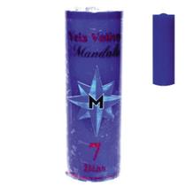 Vela Votiva 7 Dias Azul Escura Serenidade E Sabedoria